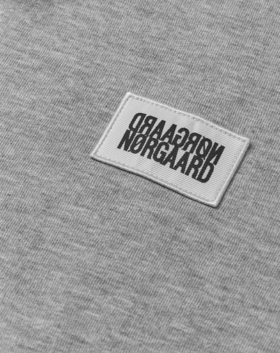 Mads Nørgaard - Standard Bobo Hood Sweatshirt - Grey Melange